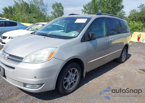 2004 Toyota Sienna Xle Limited из США, поврежденный, VIN 5TDBA22C74S013288